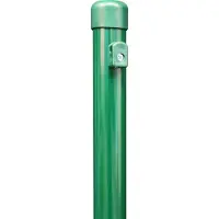 Alberts 612641 Schuttingpaal voor gaashekken | verzinkt, groen geplastificeerd | lengte 1750 mm | paal Ø 34 mm