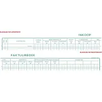 Exacompta Boekhoudingsregister BTW inkoop - 31 lijnen - genummerd - met identificatieblad - Nederlandstalig - ingebonden - 80 blad - - 14600X