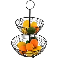 Elitehoff Serie - Stalen Fruitmand - 30 cm - Elegant Ontwerp