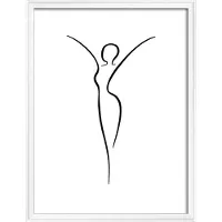 Walther design Silhouette - Houten lijst - Fotoformaat 30x40 cm - Wit