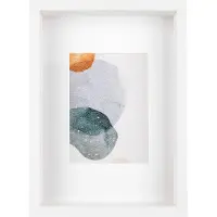 Walther design Shape - 3D FSC Houten lijst - Fotoformaat 21x29,7cm - Kunstglas - Wit