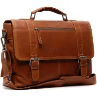 The Chesterfield Brand Imperia Koffer Leer 40 cm Laptop compartiment bruin