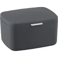 Wenko Opbergdoosje Barcelona Met Deksel Antraciet 19,5x11x16cm