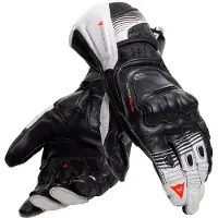 Dainese Fiero Metal, handschoenen ,Zwart/Rood/Wit ,L