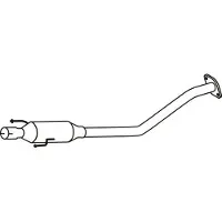 VEGAZ TS-461 Uitlaat middendemper