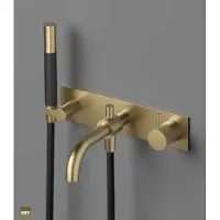 Hotbath Cobber X CX127EXT Afbouwdeel Voor Inbouw Badmengkraan - Verouderd Ijzer - Kranen, Badkranen, Inbouw Badkranen - 8721333308565
