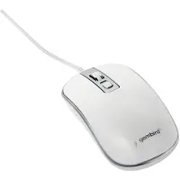 Gembird 4-knops optische muis, USB, wit/zilver