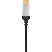 Monster Cable Kabel Essentials 4K HDR HDMI met Ethernet 1,8 m Grijs en Zwart