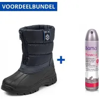 Gevavi Boots - CW11 Sneeuwlaarzen - Snowboots voor Kinderen - Blauw - Maat 32 + Bama Waterafstotende Schoenspray