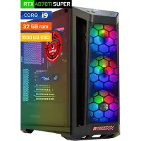 Screenon - Game Computer / Gaming PC - Intel Core i9 - 1TB M.2 SSD - 32GB RAM - RTX 4070 Ti Super - Windows 11