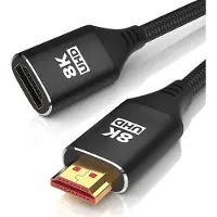 Drivv. Premium HDMI Verlengkabel 2.1 - Mannelijk naar Vrouwelijk - 3 meter