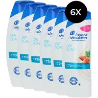 Head & shoulders - Shampoo - Droge Hoofdhuid - Voordeelverpakking 6 x 400 ml