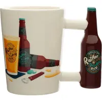 Puckator Rather Be Drinking Beer - Gevormd Handvat Keramiek Mok
