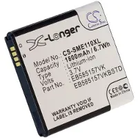 123accu Samsung EB585157VK / EB585157VKBSTD accu (1800 mAh, huismerk)
