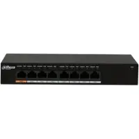 Dahua DH-PFS3008-8GT-96 - Switch - 8 x 10/100/1000 - Voor op het bureau - Hoge PoE-ondersteuning (96 W)