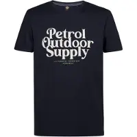 Petrol Industries Shirt blauw / wit