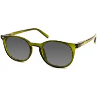 Vista Bonita GAFA – Zonneleesbril UV400 – Sterkte +0.50 – Kleur Army Green – Klein trendy model – Uitstekende lensen – Ovale pasvorm – Flexveren - Inclusief bijpassende etui en doekje