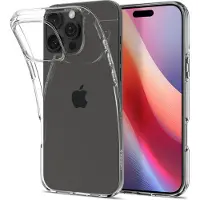Spigen Liquid Crystal Hoesje Geschikt voor Apple iPhone 16 Pro Max - Back Cover TPU Transparant