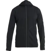 Icebreaker - 560 RealFleece Elemental II L/S Zip Hoodie - Fleecevest L, zwart