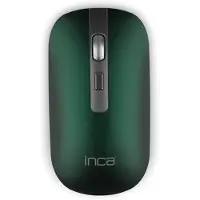 Inca IWM-531RY Maus IWM-531RY 1600 DPI,Wireless & BT, Akku, Grün retail