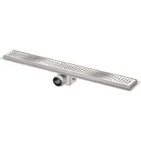 Van den berg afvoergoot 50cm met flens zijafvoer 50 mm RVS