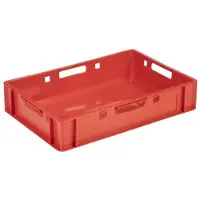 HorecaTraders Kunststof vleeskrat | 60cm x 40cm x 12,5cm | 2 Formaten
