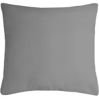 Stof Textile sierkussen Nelson - grijs - 40 x 40 cm - bank kussens - zitkussens - binnen/buiten - polyester
