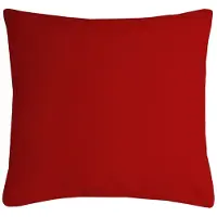 Stof Textile sierkussen Nelson - rood - 60 x 60 cm - bank kussens - zitkussens - binnen/buiten - polyester