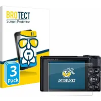 BROTECT Screenprotector 3 Stuks voor Canon PowerShot SX740 HS Lite Beschermglas transparant