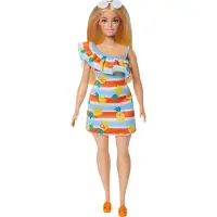 Barbie Houdt Van De Oceaan Jurk Bloemen Pop