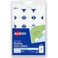 Avery 5247 Wit Zelfklevend printerlabel