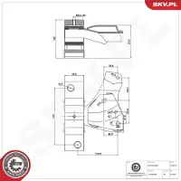 ESEN SKV 75SKV077 Motorsteunlager