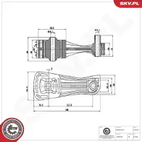 ESEN SKV 75SKV051 Motorsteunlager