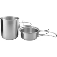 Tatonka - Handle Mug 600 Set - Bestekset grijs