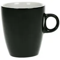 Cosy & Trendy Mokje Vicky zwart 19cl doos a 6 stuks zwart Aardewerk Beker