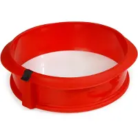 Lékué springvorm met bord rood 23 cm