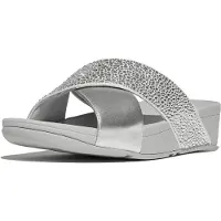 Original Brands Lulu crystal-mix metallic cross slides