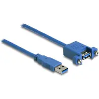 DeLOCK Panel-mount - câble USB - 1 m