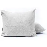 Zavelo Teddy Kussenslopen Grijs (2-stuks)