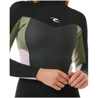 Rip Curl Omega 3/2 Mm Gb Steamer Dames Neopreen Wetsuit Met Lange Mouwen En Rugrits