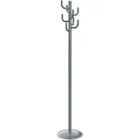 MAUL Staande kapstok 9402682 MAULpolaris Lite Aantal haken: 8 (b x h x d) 36.5 x 177 x 36.5 cm Staal Grijs 1 stuk(s)