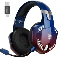 Aula G91 USB Gaming headset - 7.1 Surround Sound - PS4 / PS5 Koptelefoon - Zwart