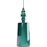 Karman Alibaglass Hanglamp Ø 24 cm | Turquoise E27 IP20