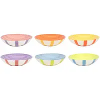 Cookinglife Diepe Borden / Pastaborden Summer Vibes ø 21 cm - 6 stuks