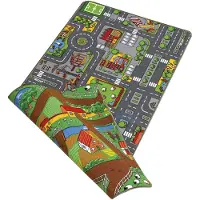 Paradiso Toys Duoplay carpet street/farm small 67x100 cm