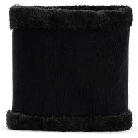 Milanoro Sjaal Zwart – Uniseks Wintersjaal – Warm en Zacht – 100% Acryl