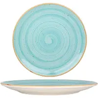 Bonna Dinerbord aqua porselein 27 cm set van 6