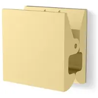 DECOR WALTHER Haakje PINCH Vierkant Medium Mat Goud