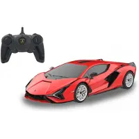 Jamara RC voertuig Auto - 403126 RC Auto Lamborghini Sian FKP - Rood - RC Model - 2,4GHz - tot 9 km/u - 1:24