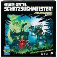 Mattel Games Ghost Fightin Treasure Hunters Anniversary Edition Board Game Cooperative Family Game with 2 Ways to Play Including a One vs. All Mode f